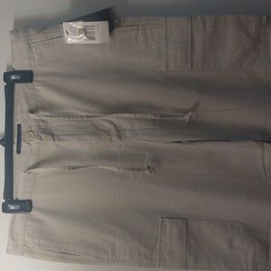 NWT Kenneth Cole New York R/R Light Tan Cotton Pants 37 - 32 (Large)
